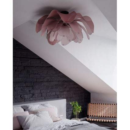 ByRydens - Prie lubų montuojama liustra LOU LOU 1xE27/8W/230V rožinė