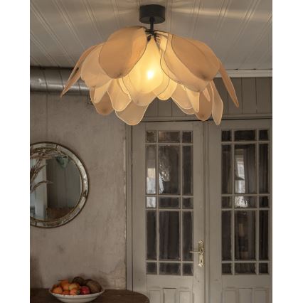 ByRydens - Prie lubų montuojama liustra LOU LOU 1xE27/8W/230V smėlio spalvos