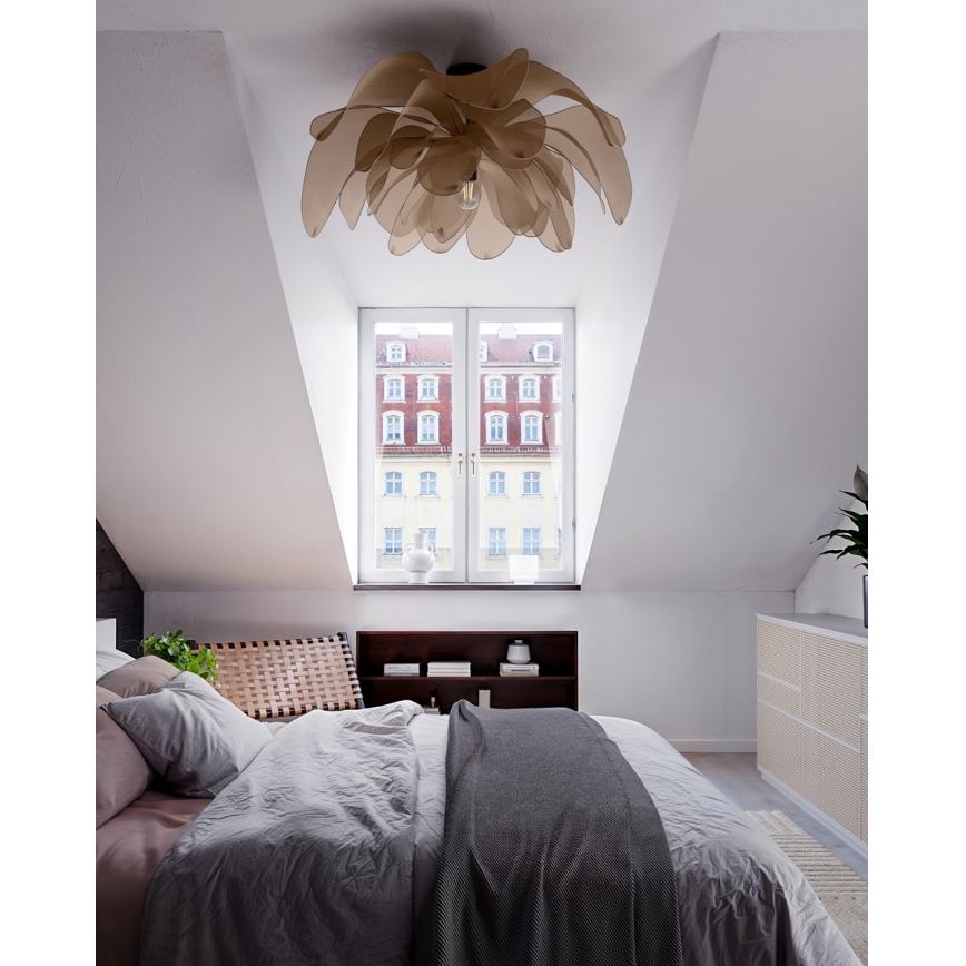 ByRydens - Prie lubų montuojama liustra LOU LOU 1xE27/8W/230V smėlio spalvos