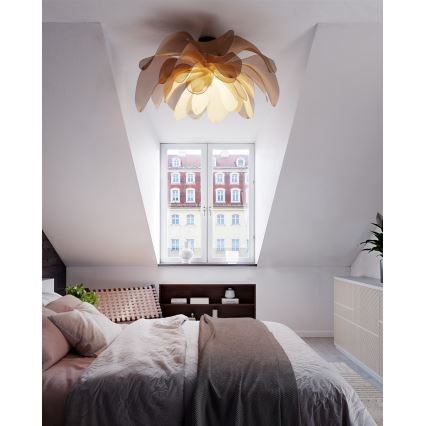 ByRydens - Prie lubų montuojama liustra LOU LOU 1xE27/8W/230V smėlio spalvos
