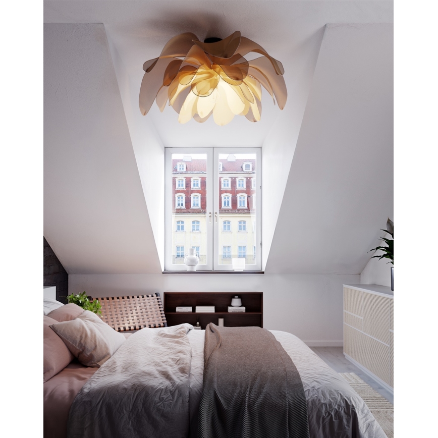 ByRydens - Prie lubų montuojama liustra LOU LOU 1xE27/8W/230V smėlio spalvos