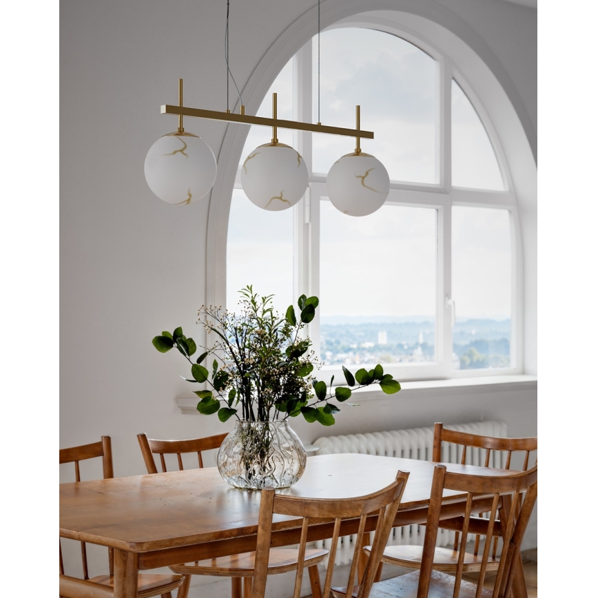 ByRydens - Pakabinamas šviestuvas ant laido BELLAGIO 3xE27/8W/230V