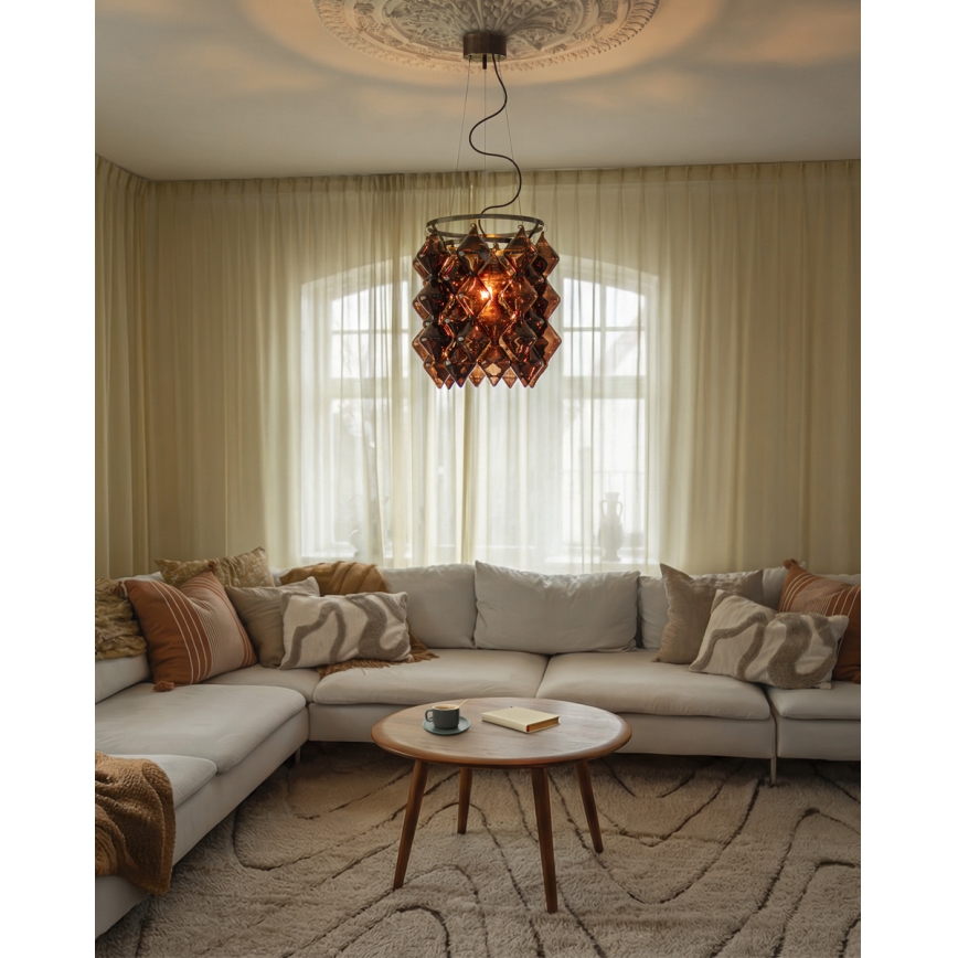 ByRydens - Pakabinamas šviestuvas ant laido GEMMA 1xE27/5W/230V