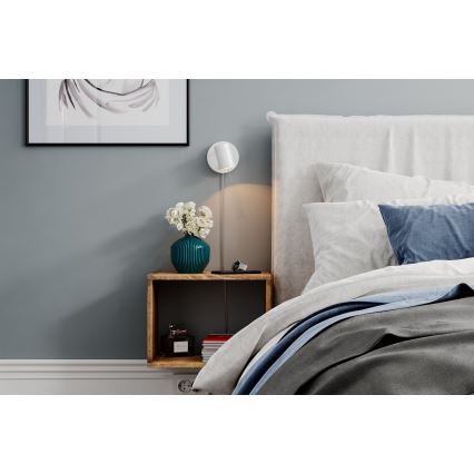 ByRydens - Pritemdomas sieninis kryptinis šviestuvas CORRECT 1xGU10/7W/230V balta