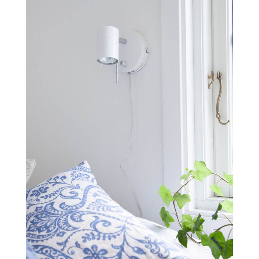 ByRydens - Pritemdomas sieninis kryptinis šviestuvas CORRECT 1xGU10/7W/230V balta