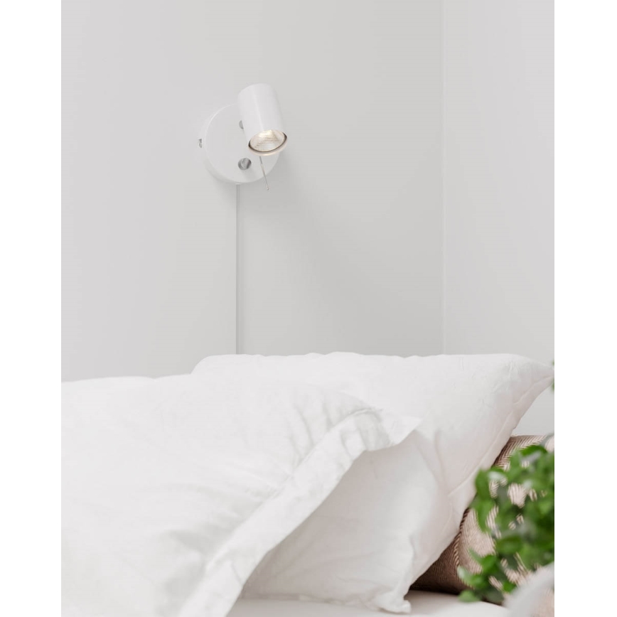 ByRydens - Pritemdomas sieninis kryptinis šviestuvas CORRECT 1xGU10/7W/230V balta