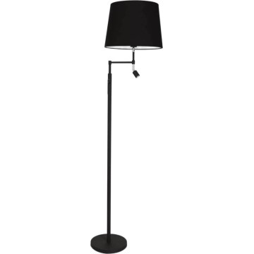 ByRydens - LED grindinė lempa ORLANDO 1xE27/5W/230V + LED/3W, juoda, Ø 36 cm