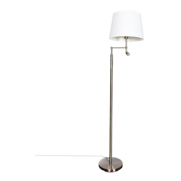 ByRydens - LED stovėjanti lempa ORLANDO 1xE27/5W/230V + LED/3W balta/bronzinė skersmuo 36 cm