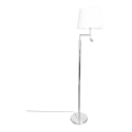 ByRydens - LED stovėjimo lempa ORLANDO 1xE27/5W/230V + LED/3W balta/blizgus chromas skersmuo 36 cm