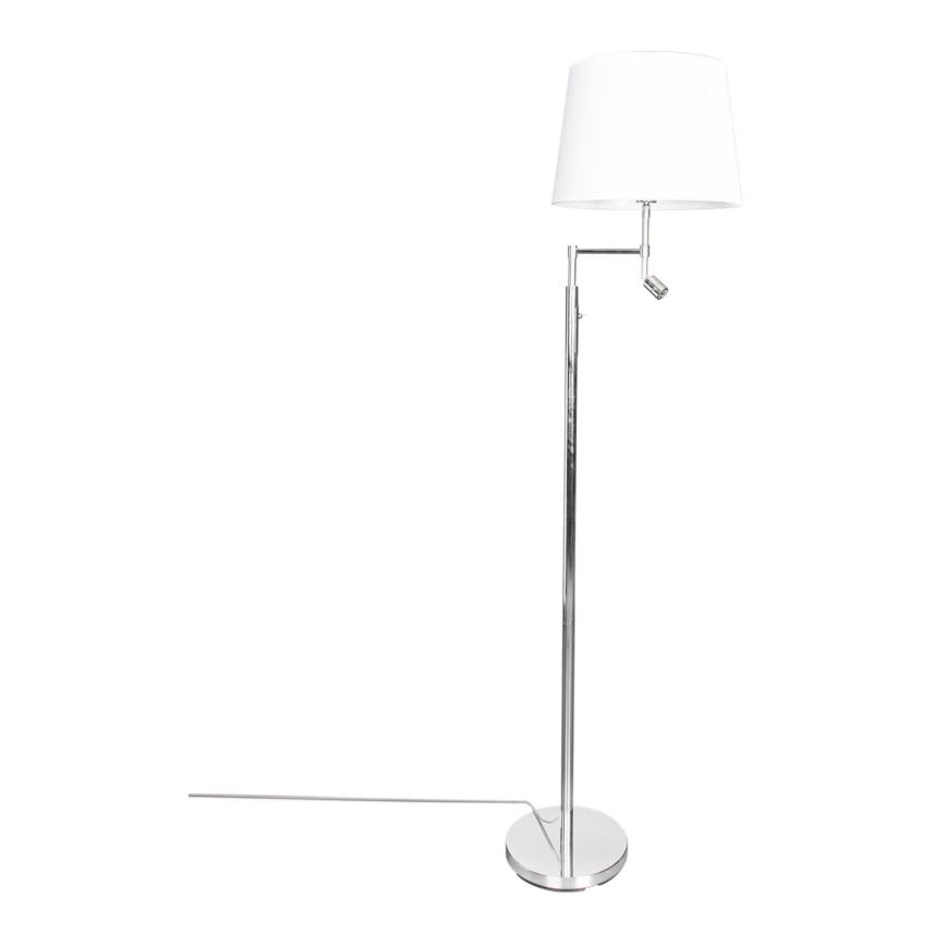 ByRydens - LED toršeras ORLANDO 1xE27/5W/230V + LED/3W balta/blizgus chromas diametras 36 cm