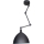ByRydens - Liustra ant strypo BAZARAS 1xE27/5W/230V juoda