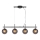 ByRydens - Pakabinama liustra ant laido BOYLE 4xE27/8W/230V