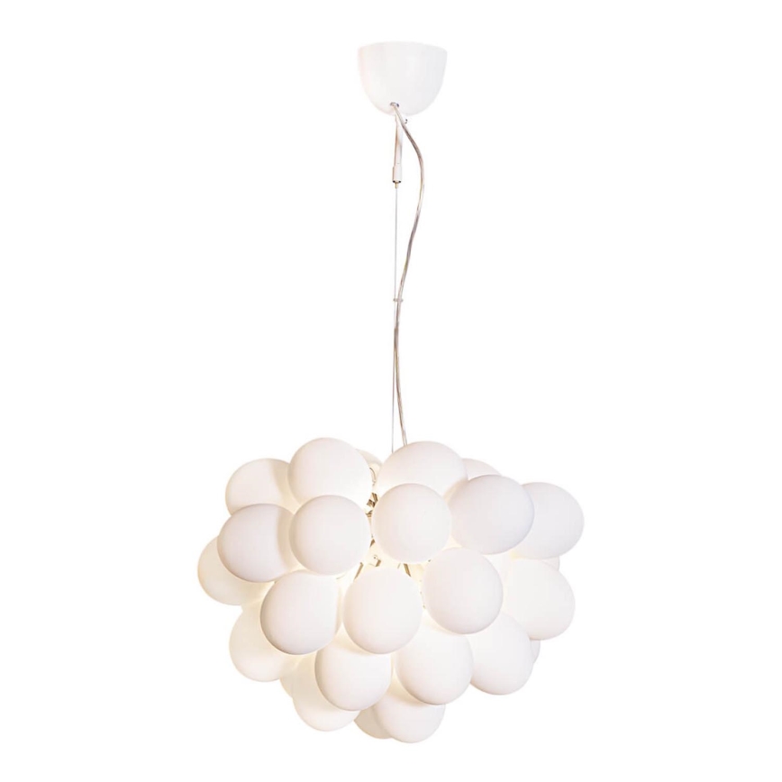 ByRydens - Pakabinamas sietynas GROSS 8xG9/4W/230V balta diametras 50 cm