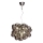 ByRydens - Pakabinamas sietynas GROSS 8xG9/4W/230V dūminis/juoda diametras 50 cm