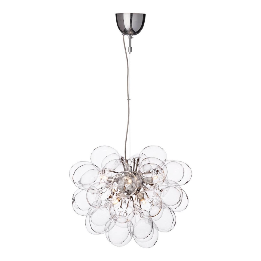 ByRydens - Pakabinamas sietynas GROSS 8xG9/4W/230V permatoma diametras 50 cm