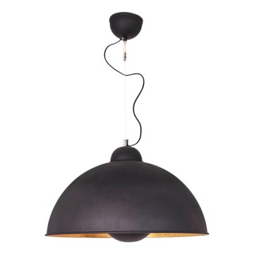 ByRydens - Pakabinamas šviestuvas ant laido CAPTAIN 1xE27/7W/230V juodas