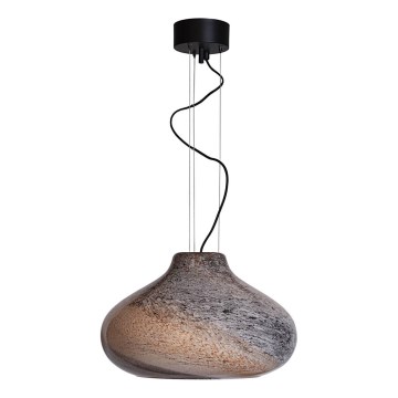 ByRydens - Pakabinamas šviestuvas ant troselio MIRA 1xE27/5W/230V rudas