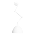 ByRydens - Pakabinamas šviestuvas su strypu BAZAR 1xE27/5W/230V baltas