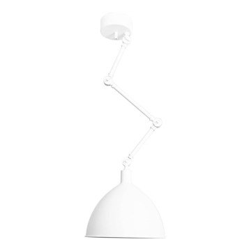 ByRydens - Pakabinamas šviestuvas su strypu BAZAR 1xE27/5W/230V baltas