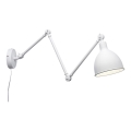 ByRydens - Pritemdoma sieninė lempa TURGUS 1xE27/5W/230V balta