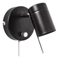 ByRydens - Pritemdomas sieninis kryptinis šviestuvas CORRECT 1xGU10/7W/230V juoda