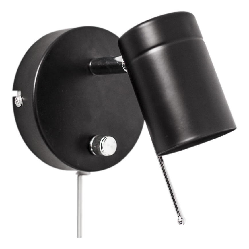 ByRydens - Pritemdomas sieninis kryptinis šviestuvas CORRECT 1xGU10/7W/230V juoda