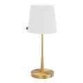 ByRydens - Stalinis šviestuvas LUMI 1xE27/8W/230V balta/auksinė 48,5 cm