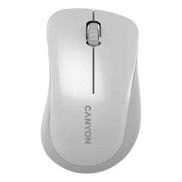 Canyon - Belaidė optinė pelė su jutikliu Pixart MW 1200 DPI 2xAAA balta