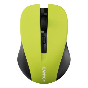 Canyon - Belaidė pelė 800/1000/1200 DPI 2xAAA geltona