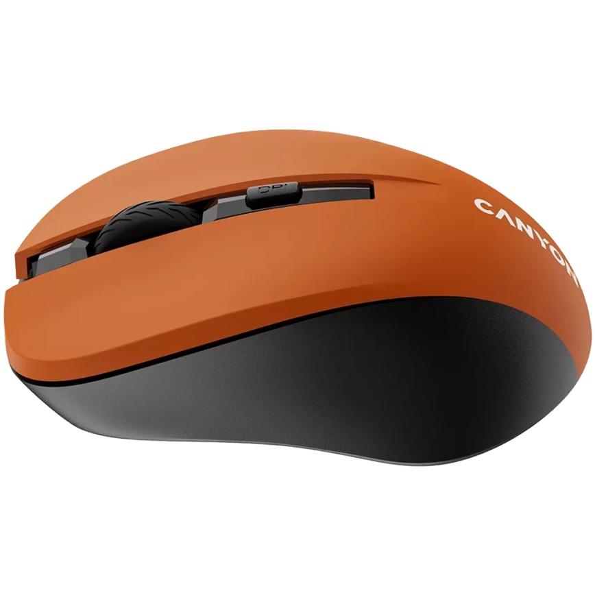 Canyon - Belaidė pelė 800/1000/1200 DPI 2xAAA oranžinė