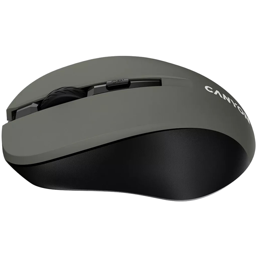 Canyon - Belaidė pelė 800/1000/1200 DPI 2xAAA pilka