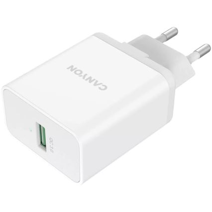 Canyon - Įkrovimo adapteris 1xUSB/230V