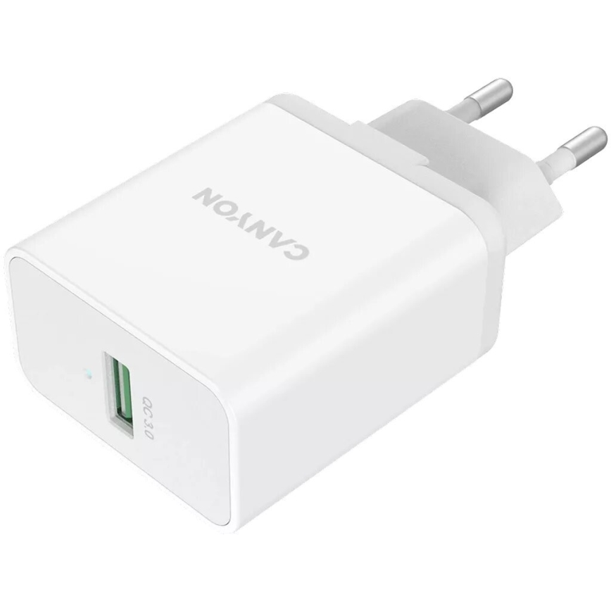 Canyon - Įkrovimo adapteris 1xUSB/230V