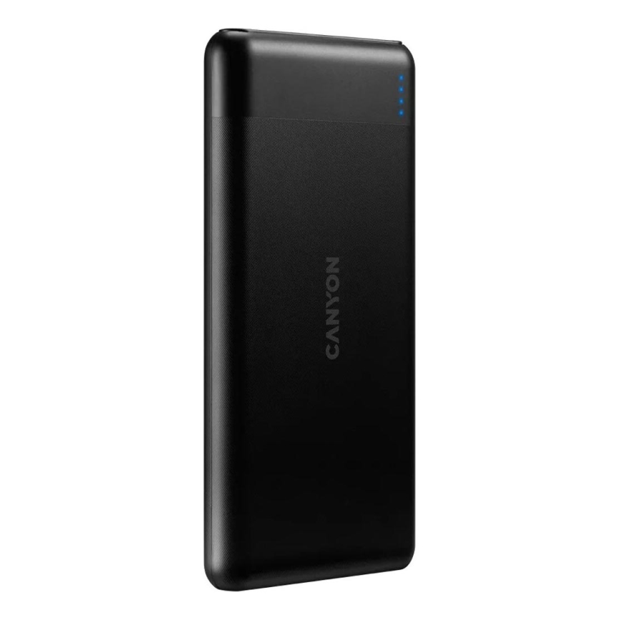 Canyon - Išorinė baterija Power Delivery 10000 mAh juoda