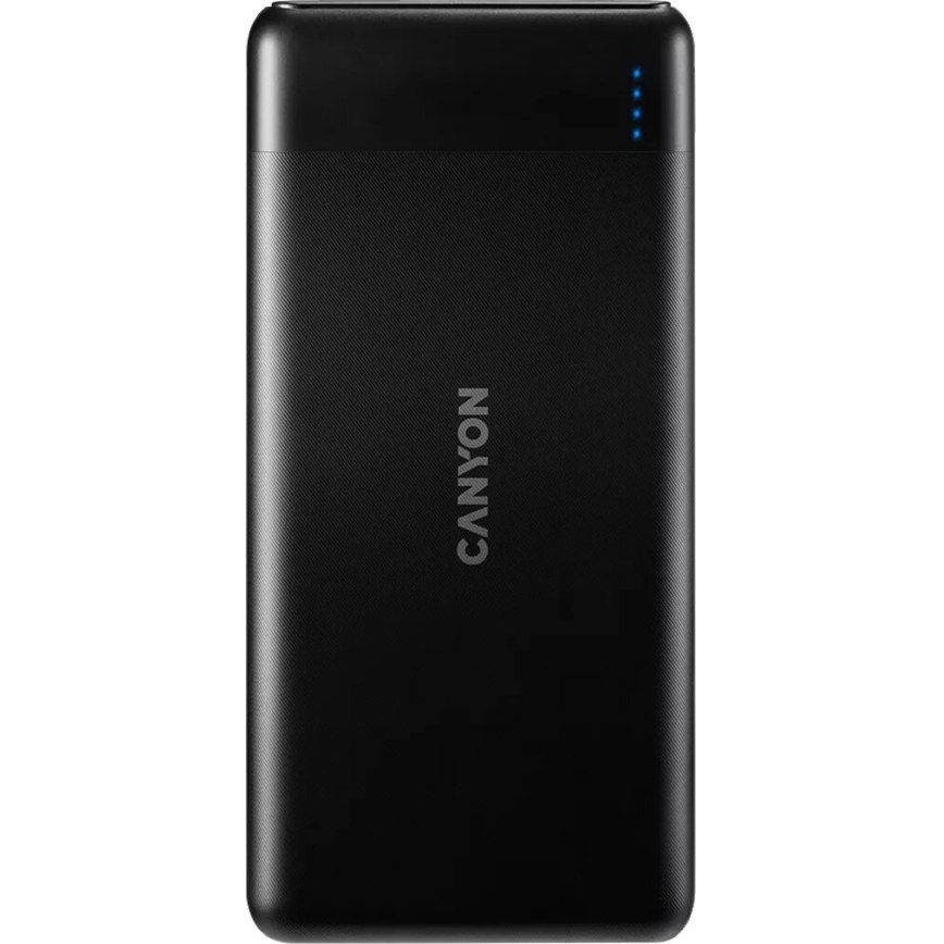 Canyon - Išorinė baterija Power Delivery 10000 mAh juoda