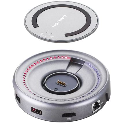 Canyon - Kelių prievadų šakotuvas su įkrovikliu ir USB sąsaja