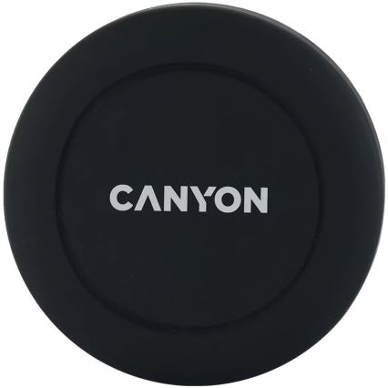 Canyon - Magnetinis automobilio telefono laikiklis apvalus juoda