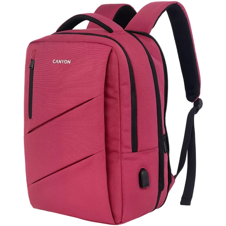 Canyon - Nešiojamojo kompiuterio kuprinė 15.6" rausva