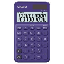 Casio – Kišeninis skaičiuotuvas 1xLR54 violetinis