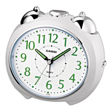 Casio - Žadintuvas 1xLR14 balta/blizgus chromas