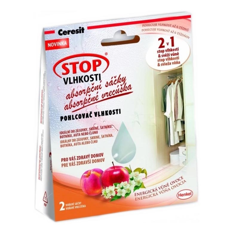 Ceresit - Drėgmę sugeriantys maišeliai 2 x 50 g energizuojantys vaisiai