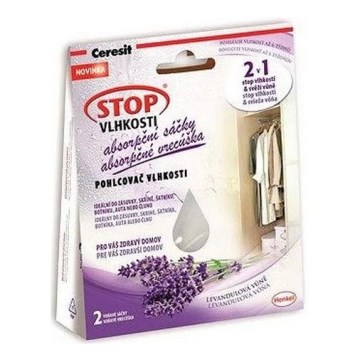Ceresit - drėgmės sugeriantys maišeliai 2 x 50 g, levandų kvapas