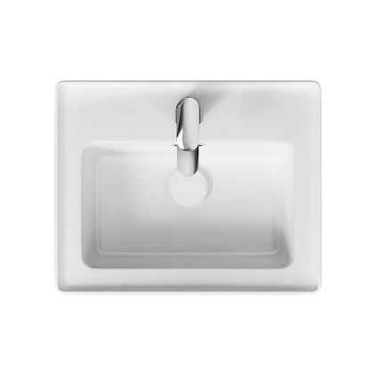 Cersanit K114-005 - įleidžiamas praustuvas CREA 40x50,5 cm keramika/blizgūs balti
