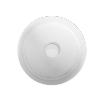 Cersanit K114-020 - Pastatomas praustuvas CREA diametras 38 cm keramika/blizgūs balti