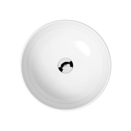 Cersanit K116-048-ECO - Praustuvas ant stalviršio MODUO Ø 40 cm keramika/blizgi balta