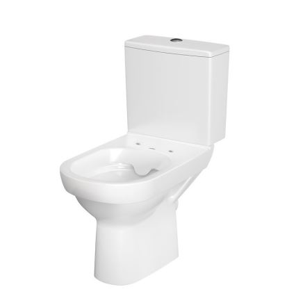 Cersanit K35-037 - Pastatomas WC su sėdimojo dangčiu CITY keramika/balta