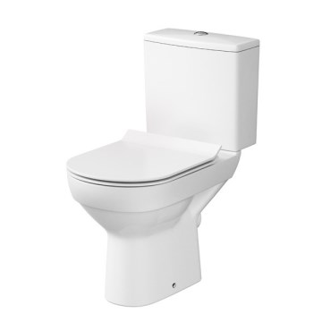 Cersanit K35-037 - Pastatomas WC su sėdimojo dangčiu CITY keramika/balta