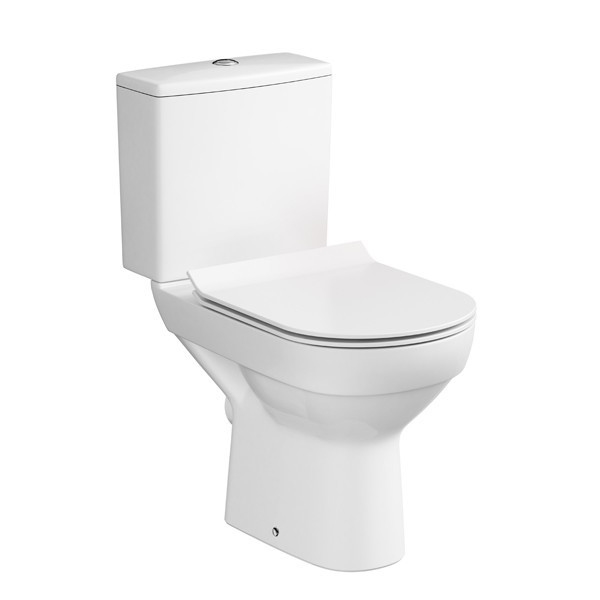 Cersanit K35-037 - Pastatomas WC su sėdyne CITY keramika/balta