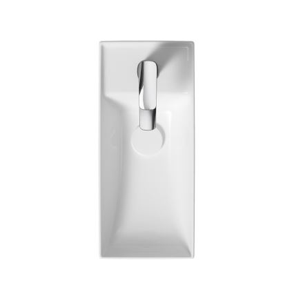 Cersanit K677-005 - Pastatomas praustuvas LARGA 22x50 cm keramika/blizgūs balti