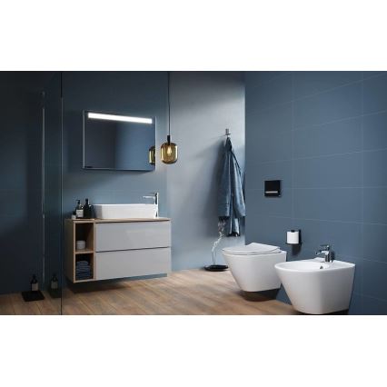 Cersanit K701-104 - Pakabinamas WC su dangčiu CITY OVAL keramika/balta